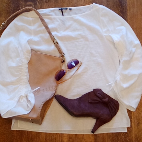Massimo Dutti Tops - Massimo Dutti white blouse***NEW***